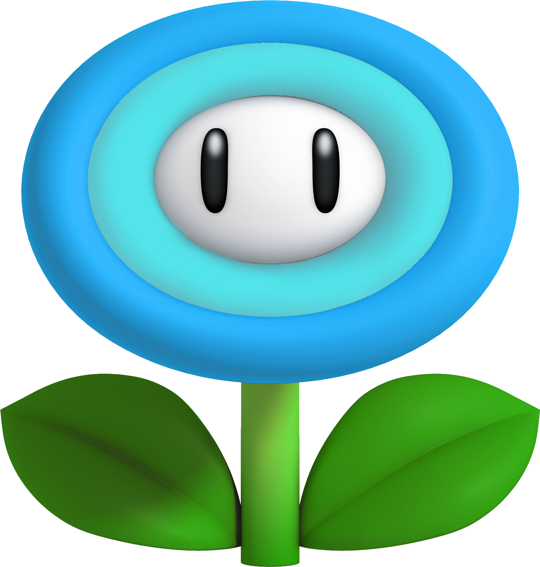 Frost Clipart Snow Flower - Mario Bros Ice Flower - Png Download (2048x2048), Png Download