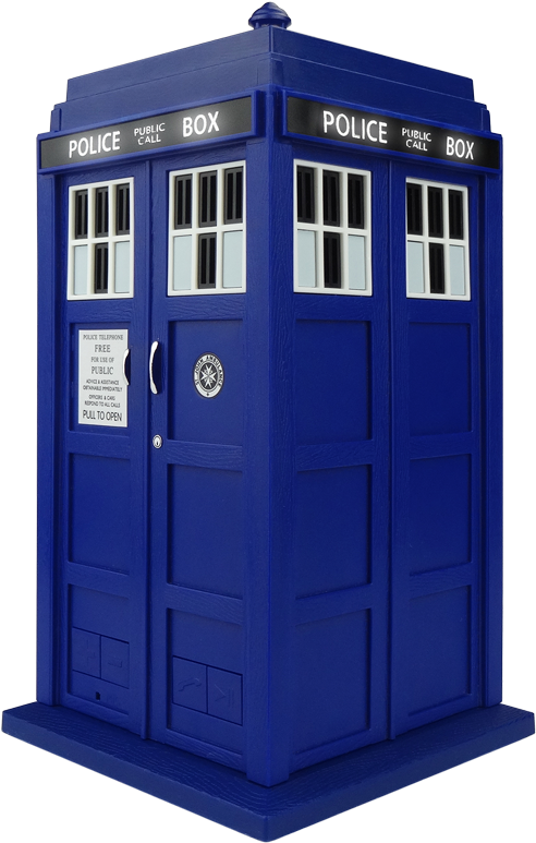 Doctor Who Tardis And Dalek , Png Download Clipart (492x773), Png Download