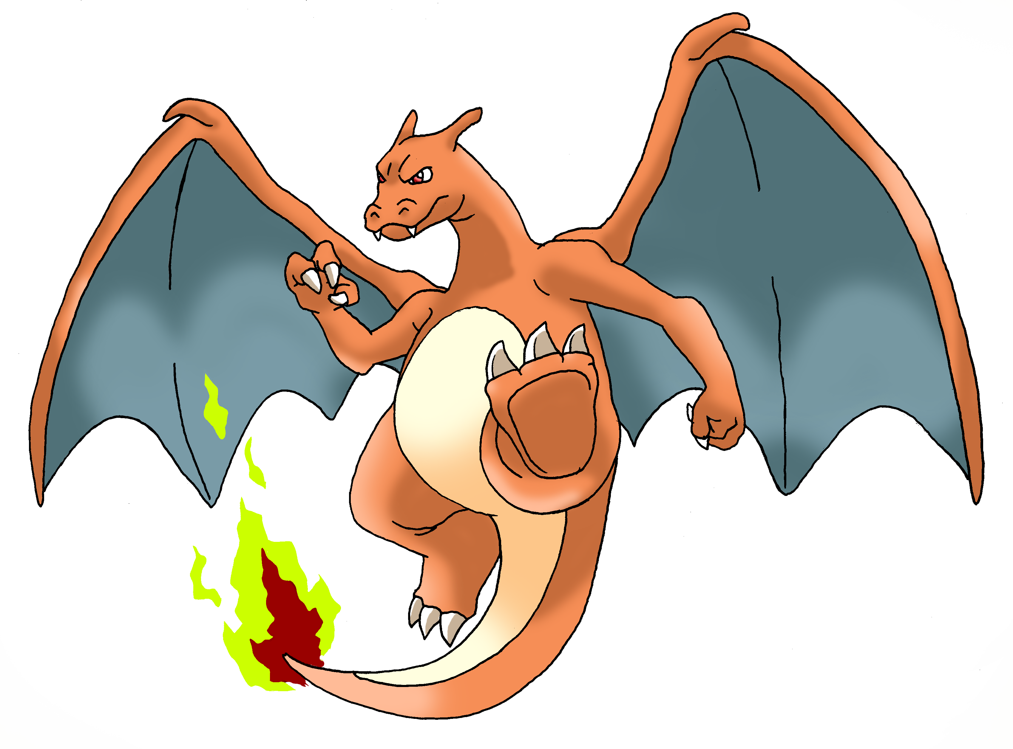 Charizard High Definition Wallpapers - Charizard Hd Png Clipart (3396x2513), Png Download