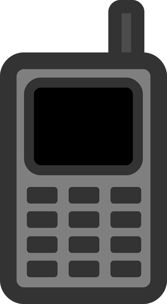 Cell Phone Clip Art - Mobile Phone Clip Art - Png Download (707x1280), Png Download