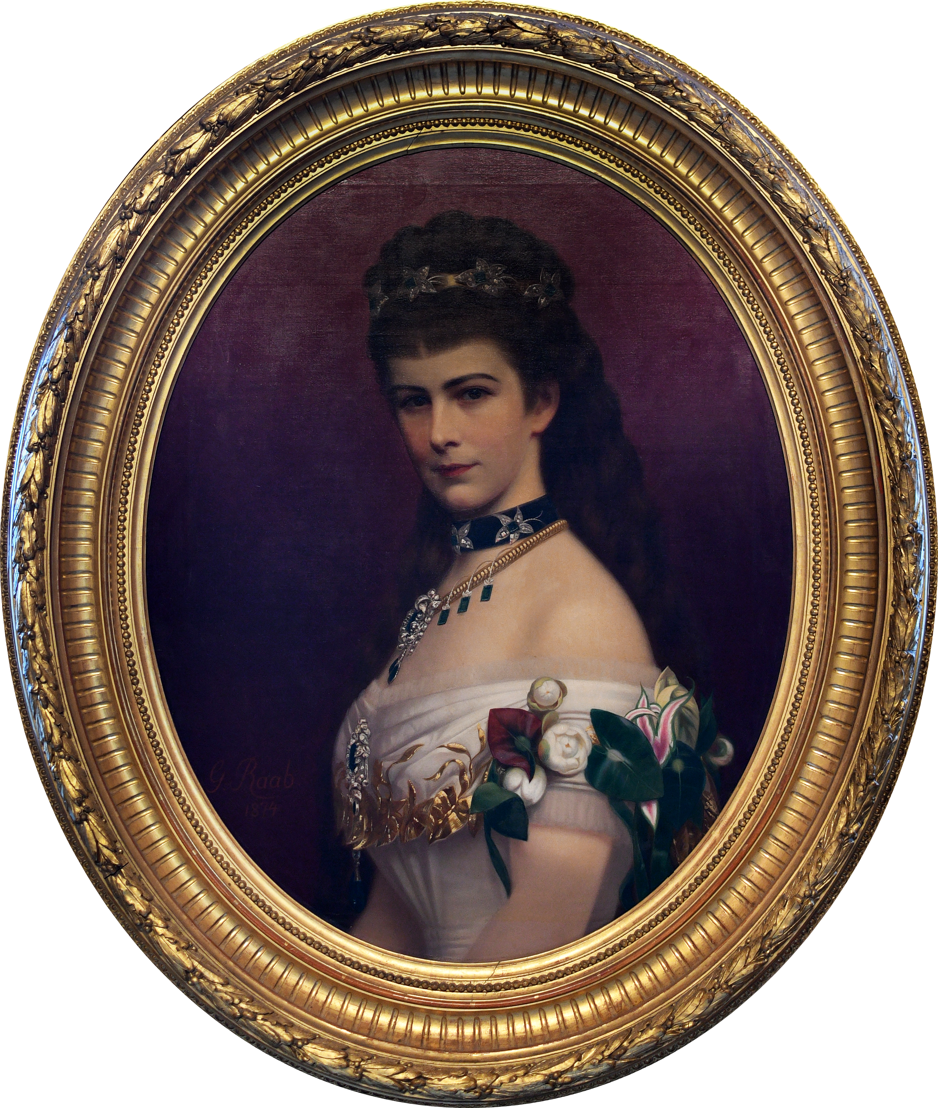 Portrait Of The Princess Sissi In Venice Clipart (3045x3594), Png Download