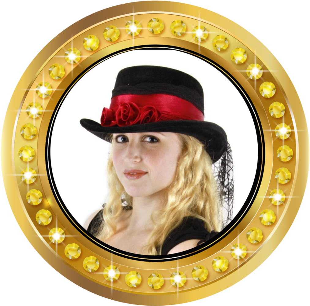 Gothic Rose Top Hat Clipart (1013x1002), Png Download