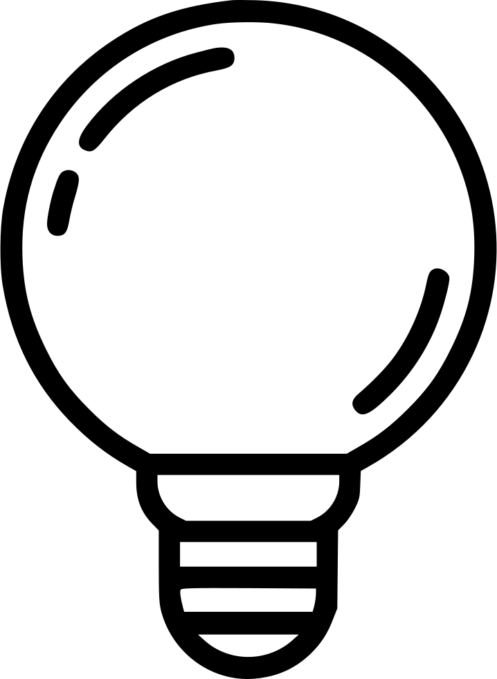 Lamp Led Spherical High Voltage Power Light Bright Clipart (718x980), Png Download
