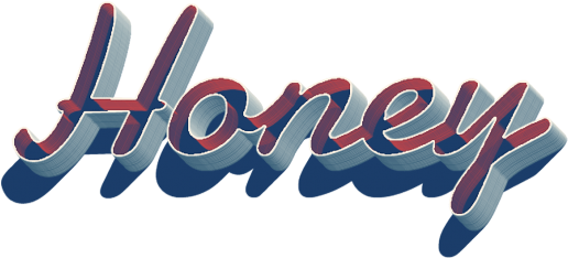 Free Png Honey 3d Letter Png Name Png Images Transparent - Calligraphy Clipart (850x532), Png Download