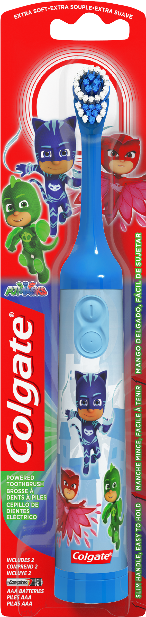Colgate Kids Battery Powered Toothbrush, Pj Masks - Colgate Clipart (2500x2500), Png Download