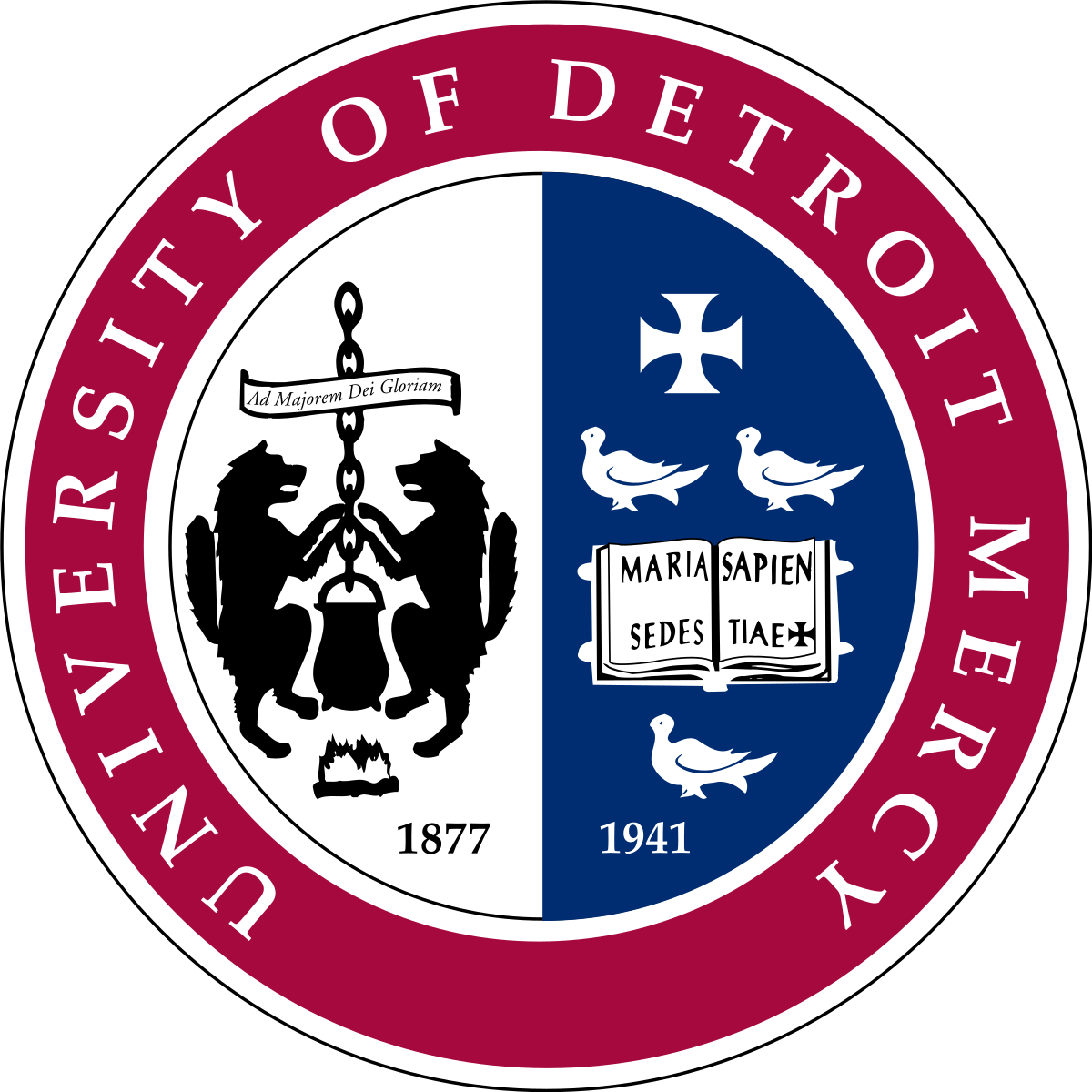 University Of Detroit Mercy Clipart Large Size Png Image PikPng