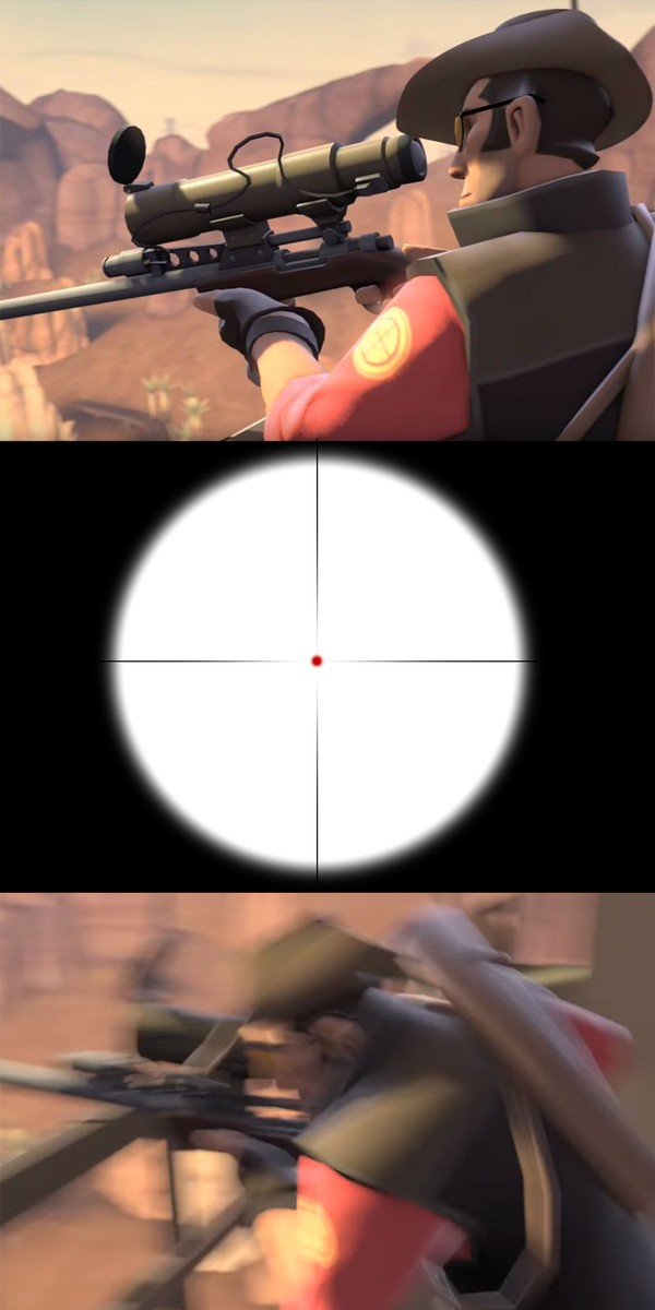 Uncle Dane's Spooked Sniper Template - Think His Mate Saw Me Memes Clipart (600x1200), Png Download