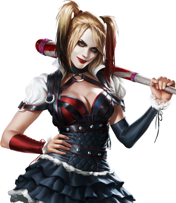 Batman Arkham Knight Harley Quinn By Ivances-d7b0qa7 - Harley Quinn No Background Clipart (678x780), Png Download