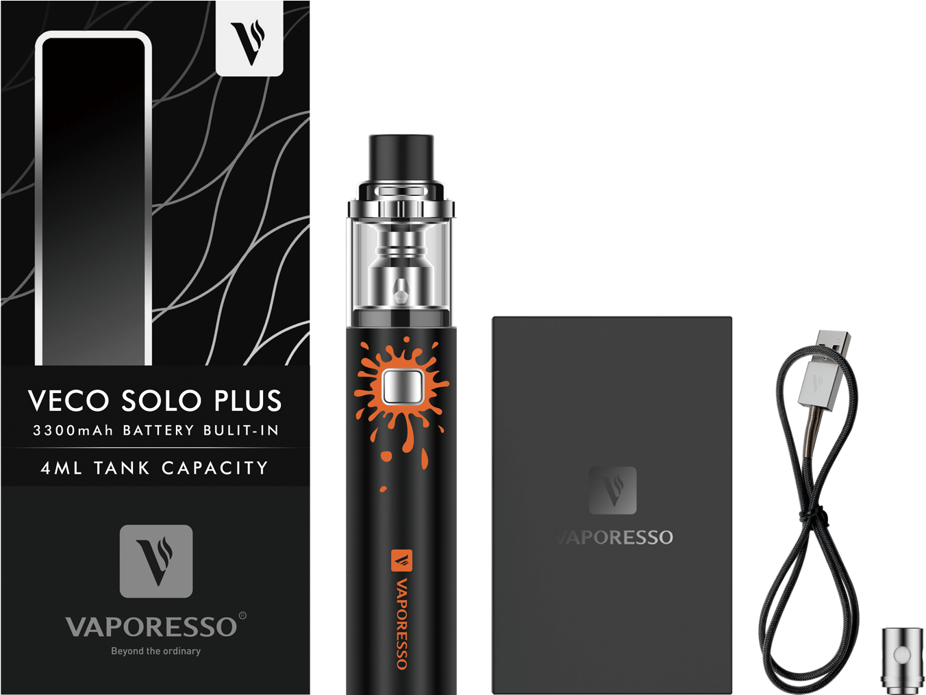 Veco Solo Plus Package - Vaporesso Veco Solo Plus Clipart (1509x1056), Png Download
