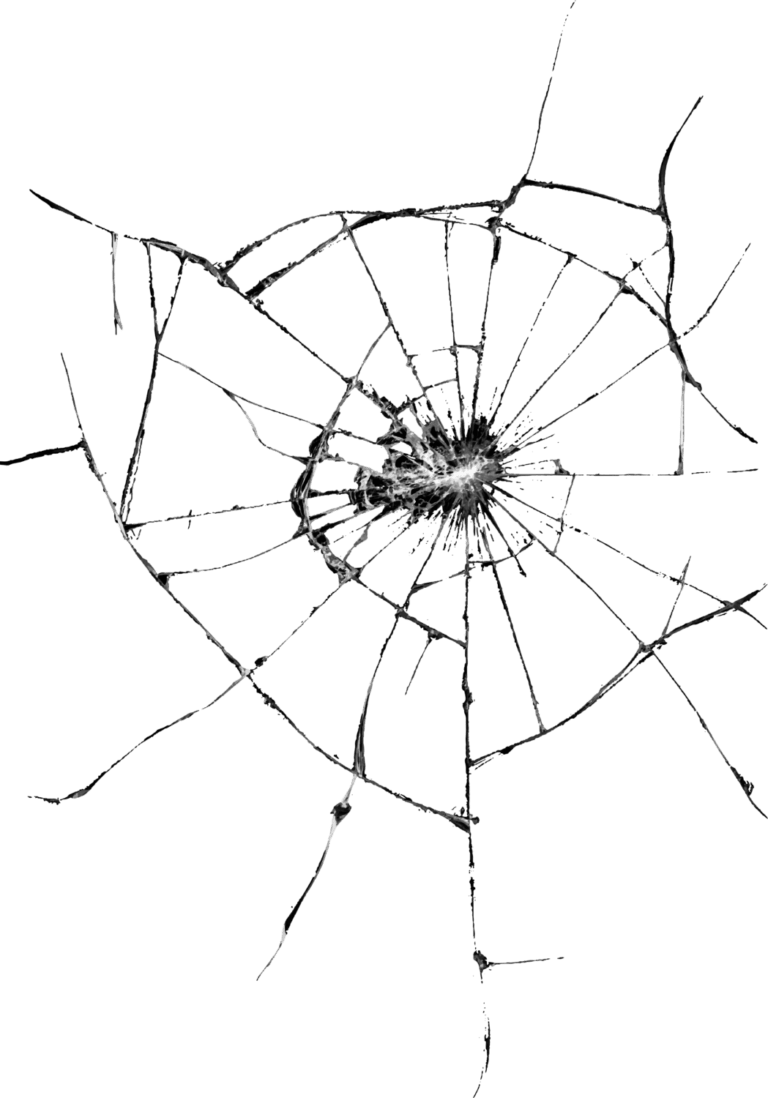 Texture Png - Broken Glass Drawing Clipart (768x1098), Png Download