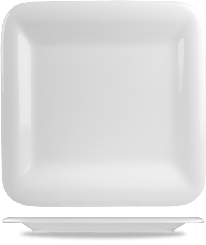 White Square Plate Png - Square Plate Png Clipart (1000x1000), Png Download