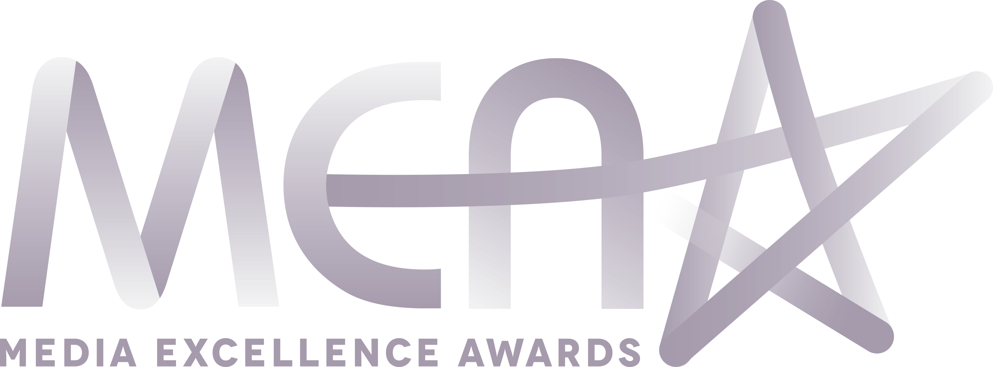 The Media Excellence Awards Honoring Excellence In - Media Excellence Awards Logo Clipart (3300x1220), Png Download