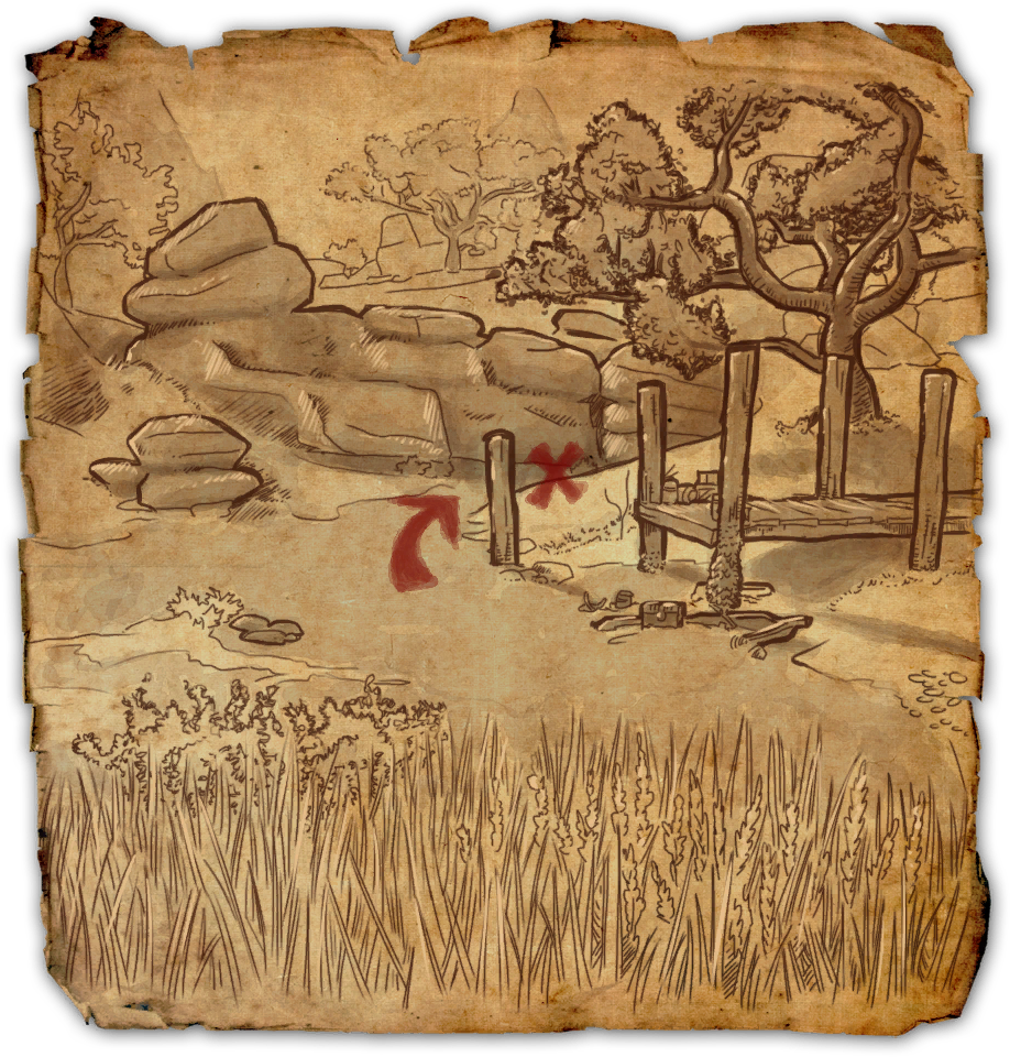 Reaper's March Treasure Map Vi - Eso Clockwork City Treasure Map 1 Clipart (1024x1024), Png Download