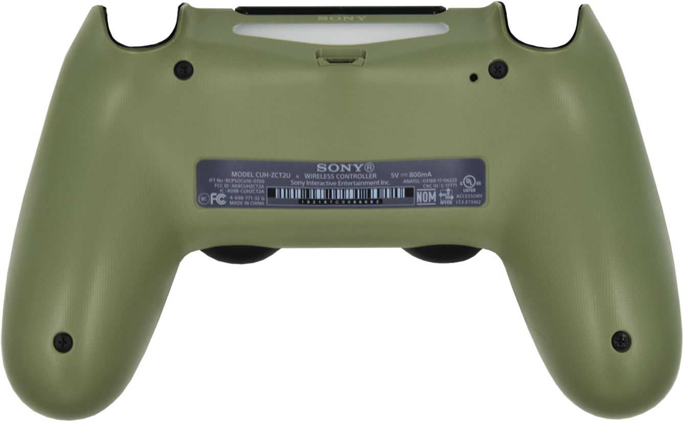 Ps4 Controller Green Camo Back Shell - Sony Dualshock 4 Clipart (1600x1000), Png Download