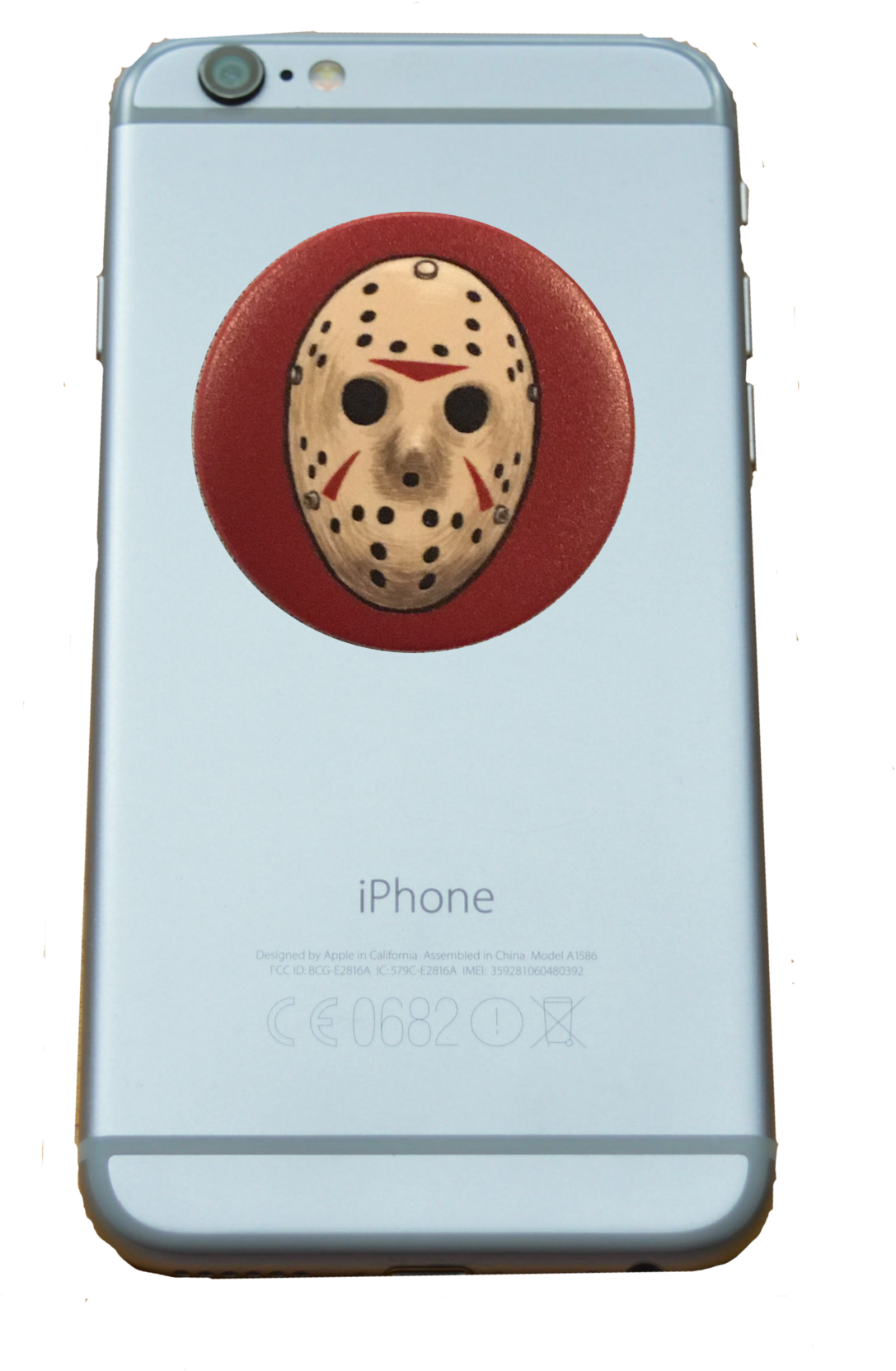 Jason Voorhees Pop Socket Clipart (1087x1663), Png Download