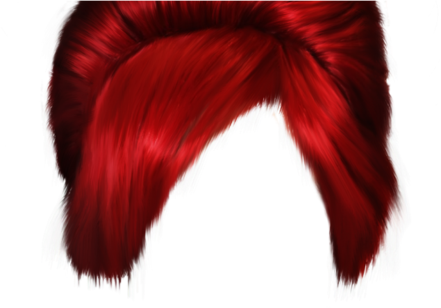 Black Hair Clipart Spiky Hair - Red Hair No Background - Png Download (640x480), Png Download