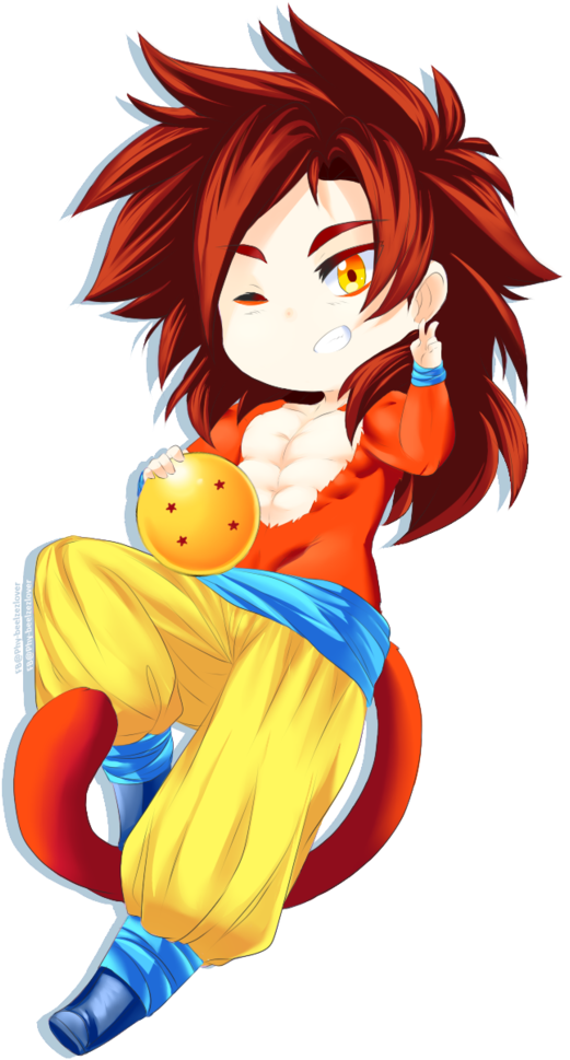 Goku Super, Super Saiyan, Dragon Ball Z, Dbz, Chibi, - Cartoon Clipart (811x985), Png Download