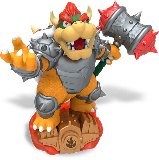 Hammer Slam Bowser Amiibo Clipart (580x600), Png Download