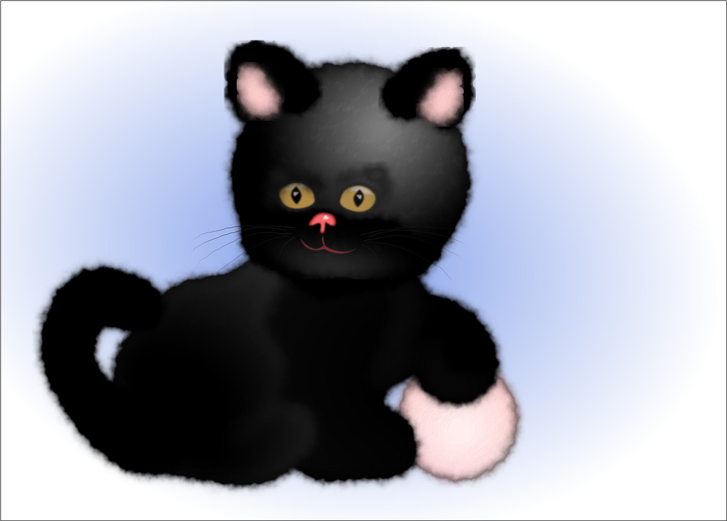 This Free Icons Png Design Of Black Cat Clipart (2400x3394), Png Download