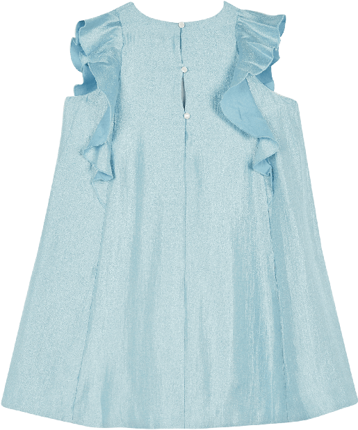 Blue Ribbon Flutter Dress - Cocktail Dress Clipart (700x700), Png Download