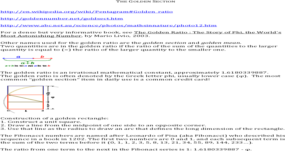 Golden Section And Golden Mean - Solutions 3rd Edition Unit 2 Clipart (1200x630), Png Download