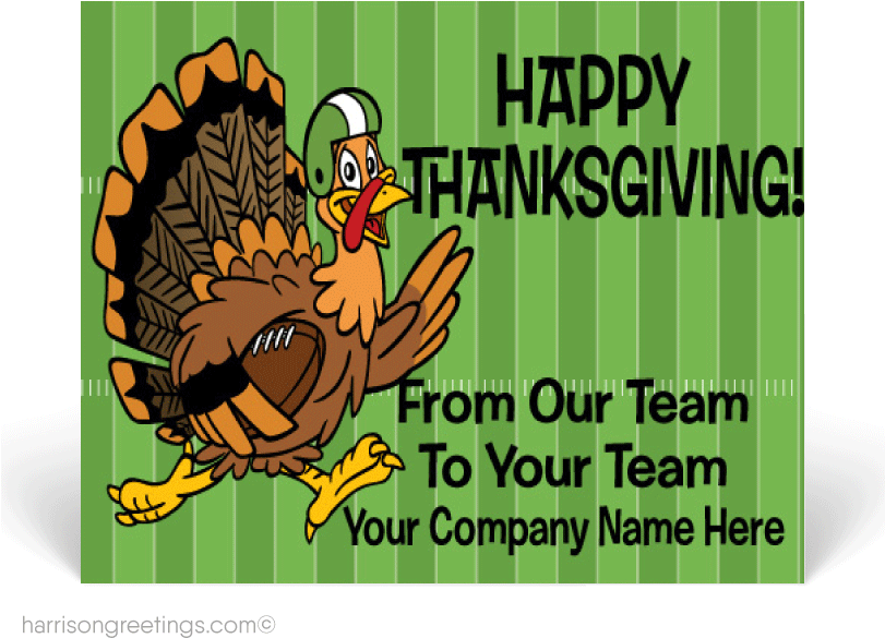 Image Not Found Or Type Unknown - Happy Thanksgiving Football Turkey Clipart (810x648), Png Download