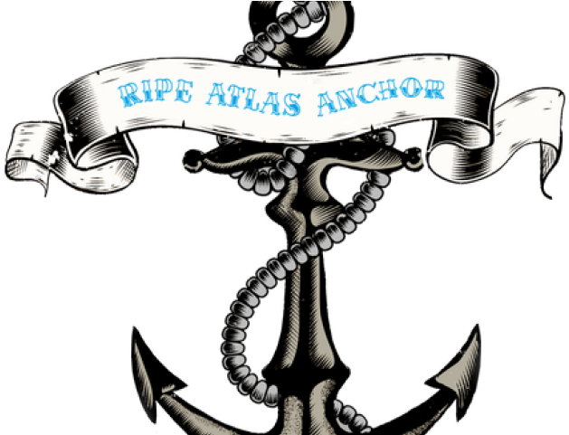 Anchor Tattoos Png - Anchor Tattoo With Dates Clipart (640x480), Png Download