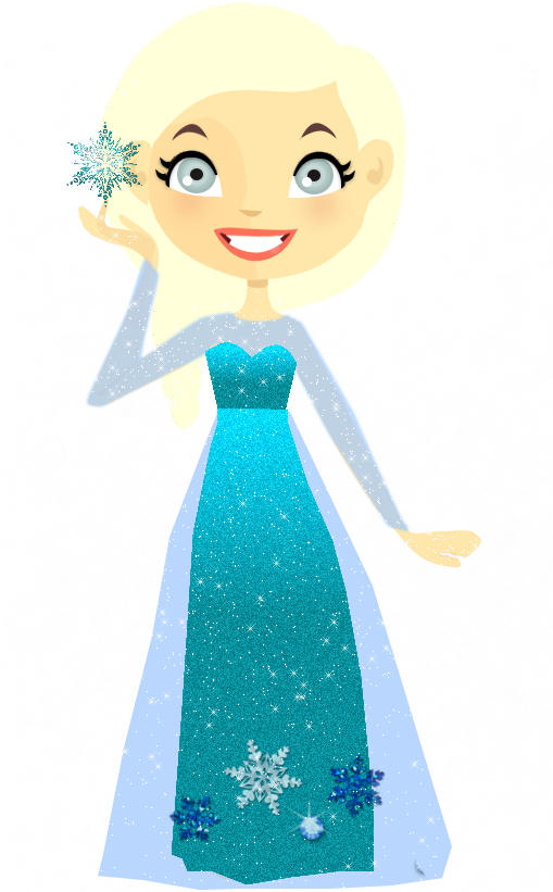Download Frozen Clipart Elsa Disney Princess Anna - Vestido De Elsa Para Dolls Png Transparent Png (509x821), Png Download