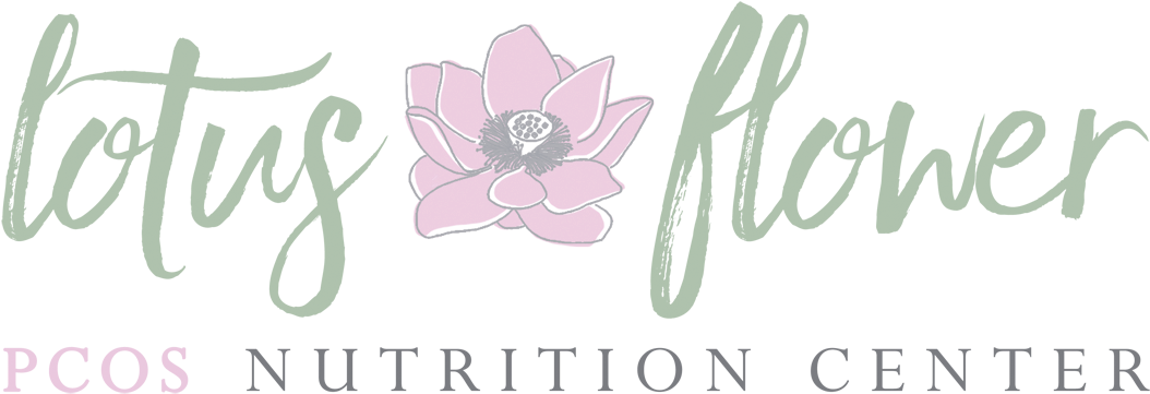 Logo Lotus Flower Pcos Nutrition Center - Anemone Clipart (1086x425), Png Download