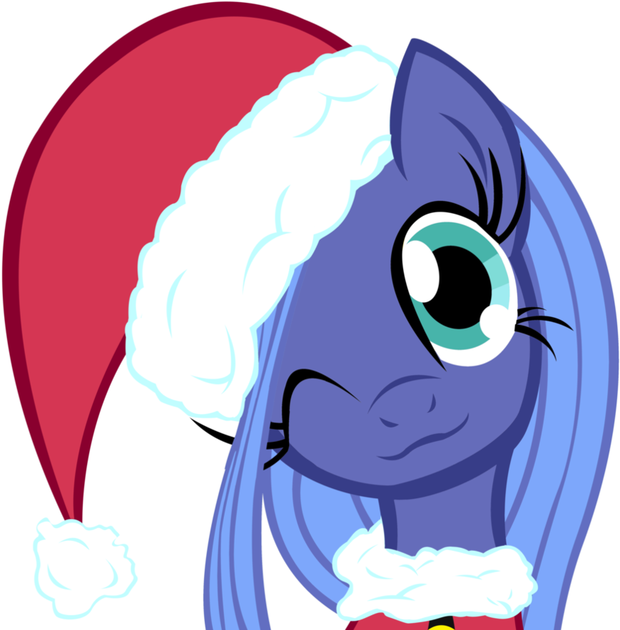 Posted Image - Princess Luna Christmas Clipart (894x894), Png Download