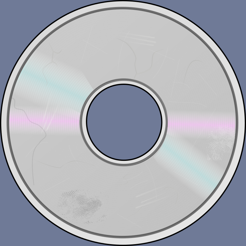 Damaged Compact Disc Png Logo - Clip Art Transparent Png (799x800), Png Download