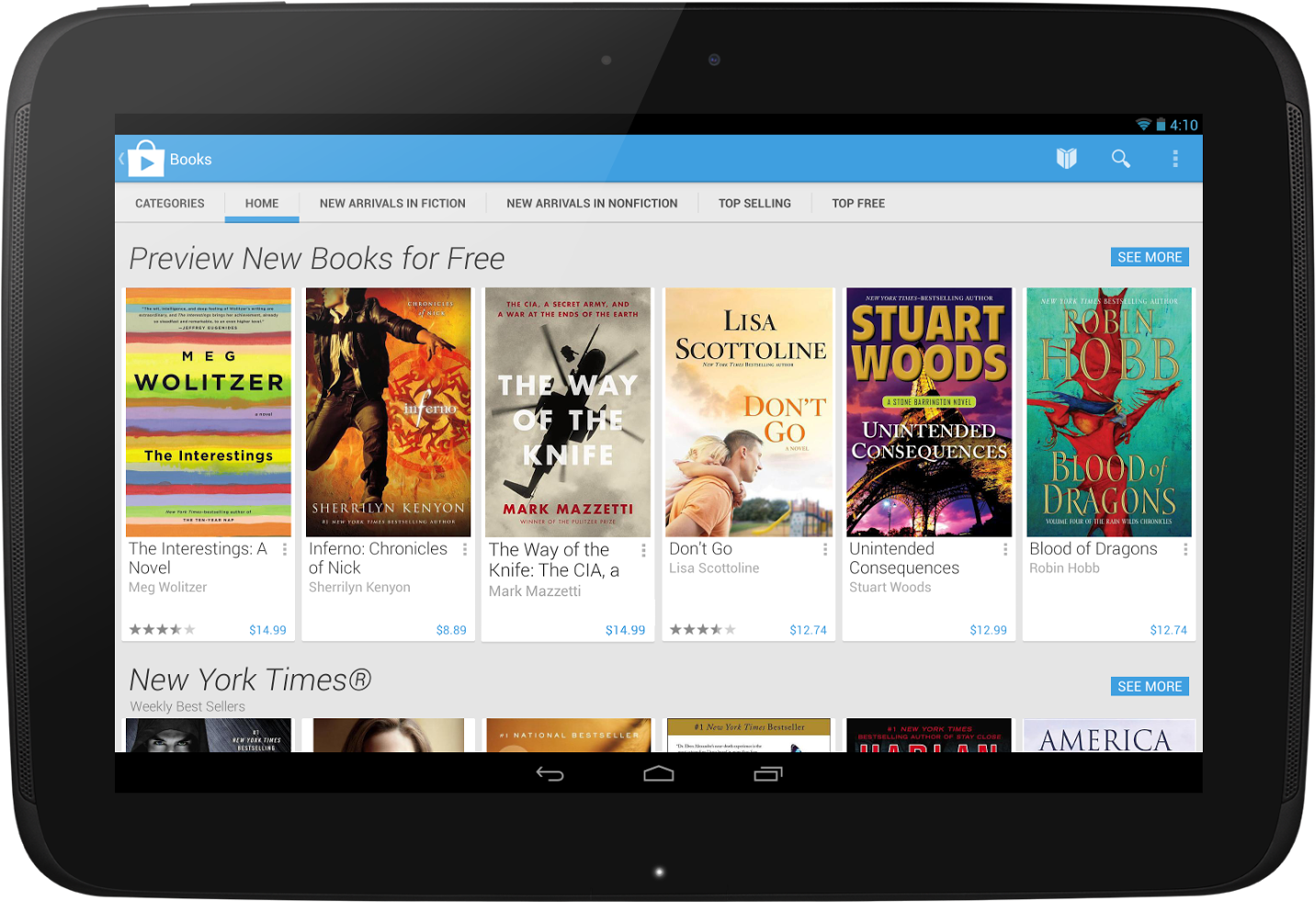 Google Play Store Update Detailed, Shows Focus On Simplicity - Google Play Books Tablet Clipart (1600x1154), Png Download