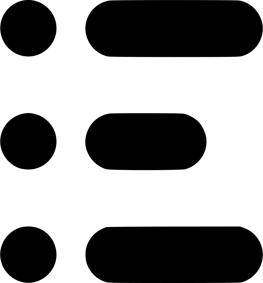 Clip Art Download Bullet Svg Clipart Black - Circle - Png Download (914x980), Png Download