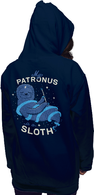 Sloth Patronus - Shirt Clipart (650x650), Png Download