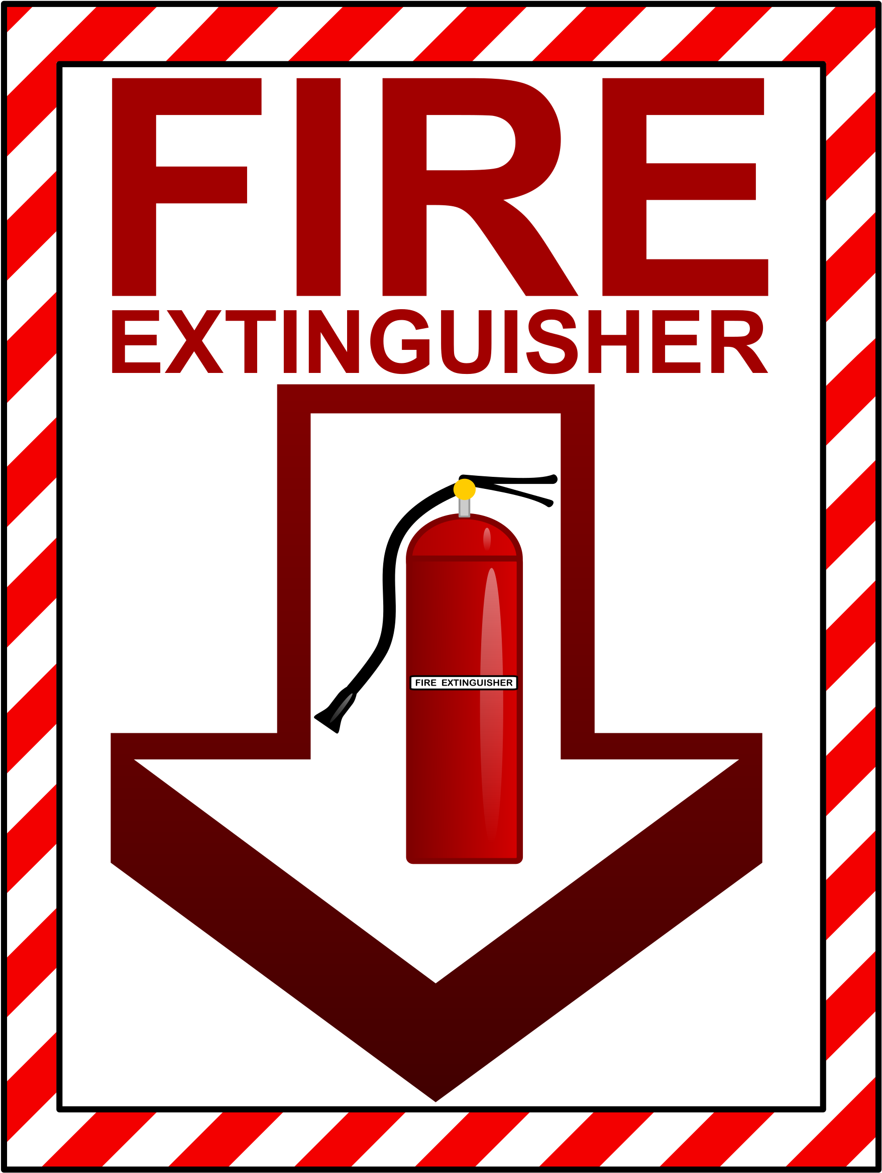 This Free Icons Png Design Of Fire Extinguisher Sign Clipart (1855x2400), Png Download