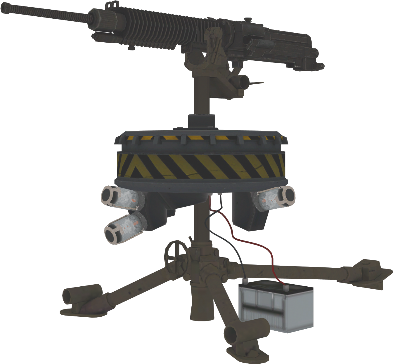 Turret Call Of Duty - Sniper Rifle Clipart (1457x1370), Png Download