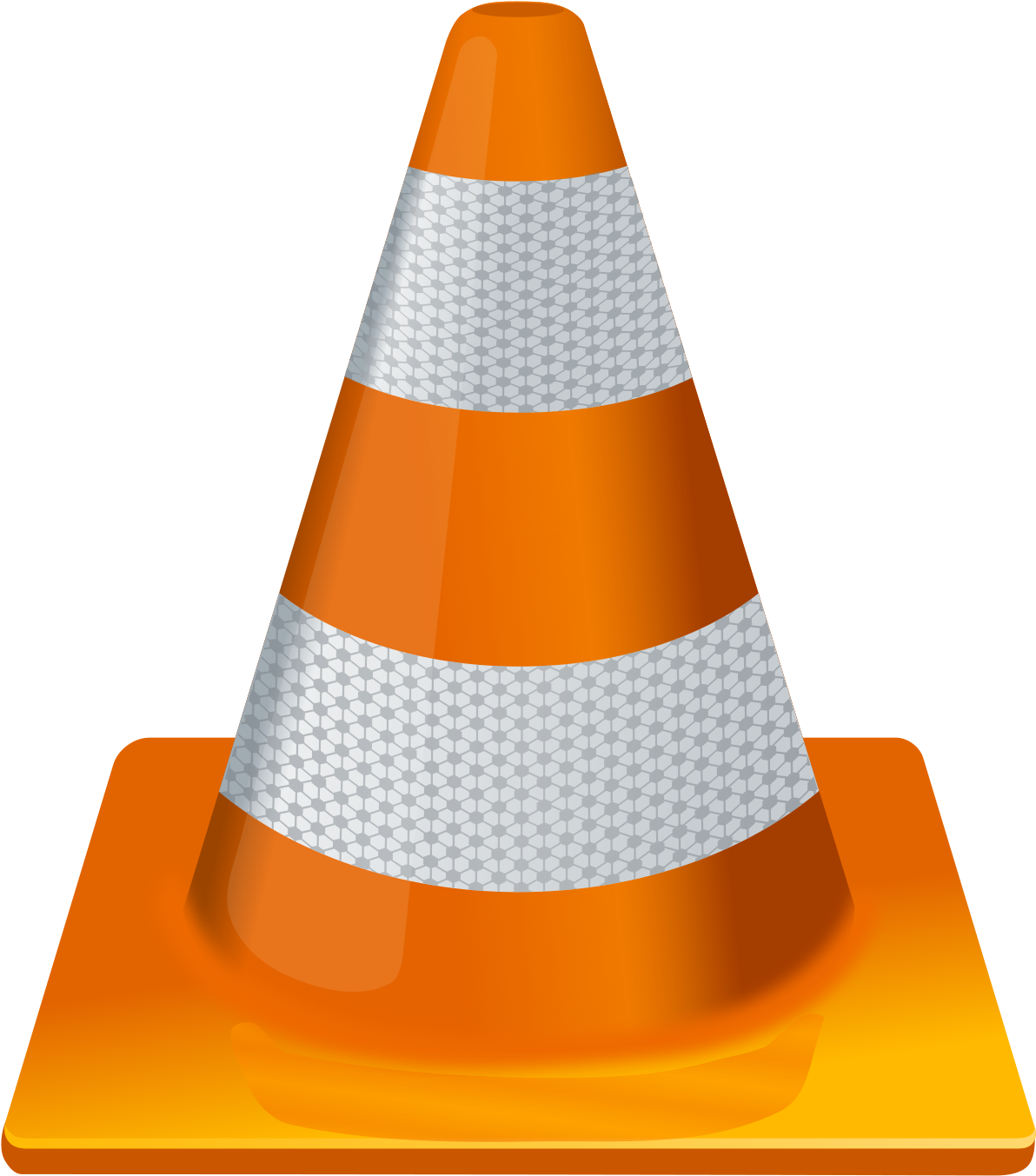 Vlc Media Player Logo Clipart (1200x1359), Png Download