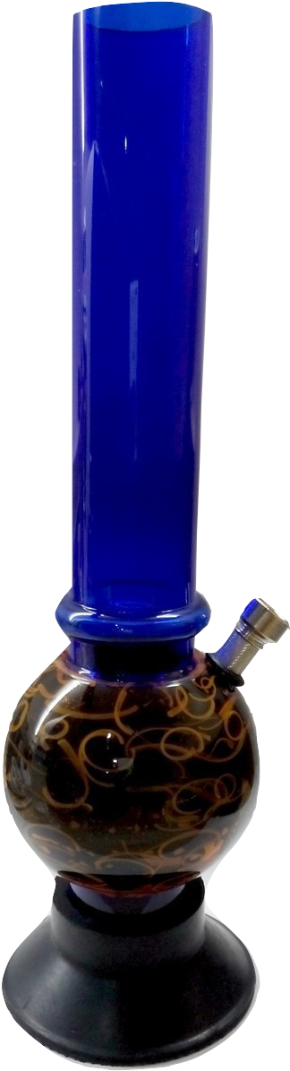 Blue Jungle Acrylic Bong 12' - Vase Clipart (355x1299), Png Download