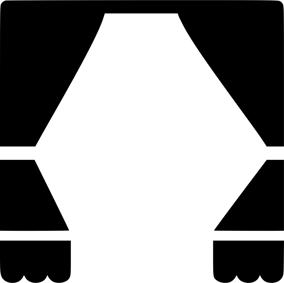 Png File Svg - Icon Curtain Clipart (980x976), Png Download