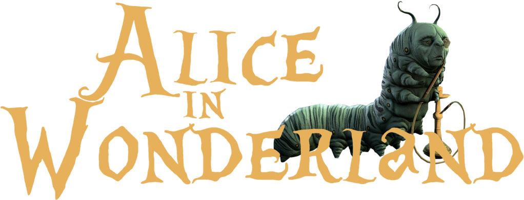 Alice In Wonderland Logo Png Clipart (1024x406), Png Download