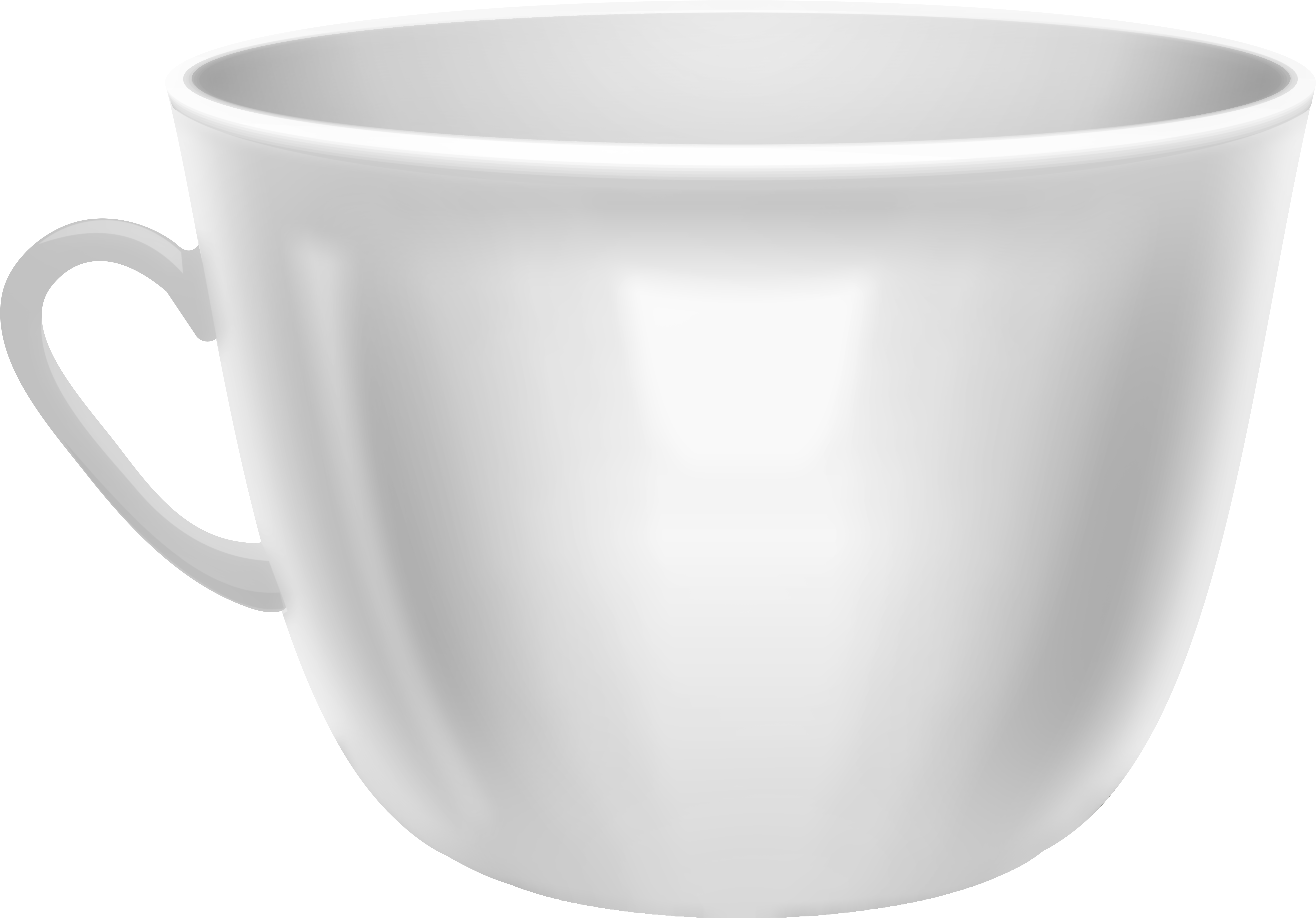 White Coffee Mug Png Clip Art - Coffee Cup Transparent Png (8000x5602), Png Download