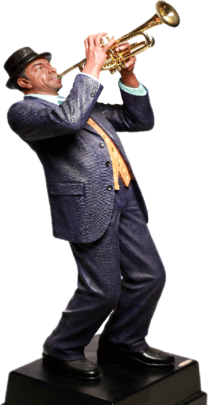 Man Playing A Trumpet Png Clipart (600x900), Png Download