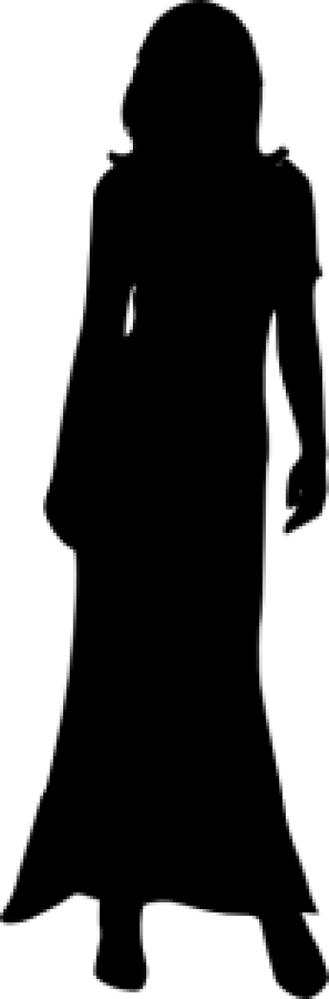 Free Png Woman Silhouette Png - Woman Silhouette Free Png Clipart (480x1455), Png Download