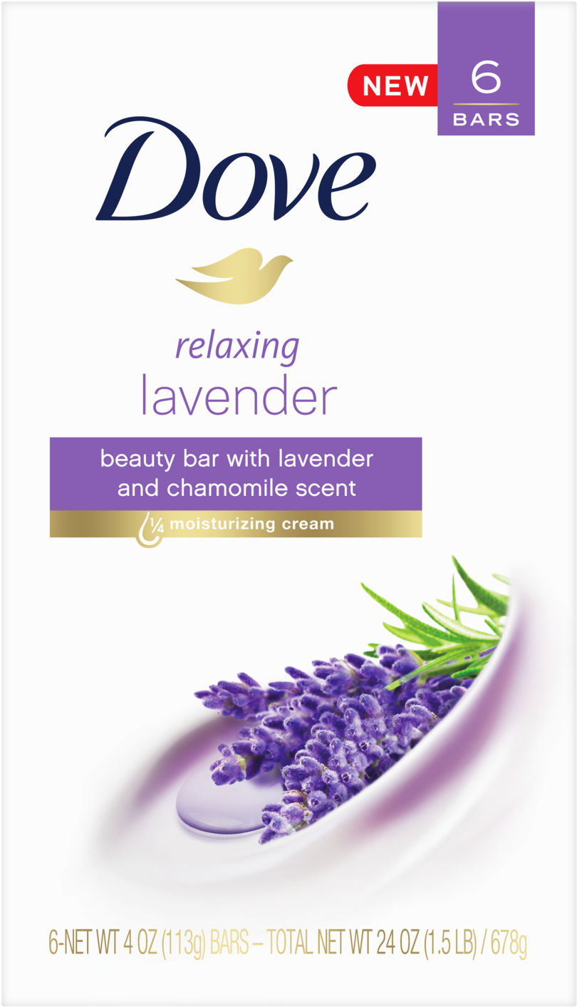 Dove Lavender Beauty Bar Clipart (1500x1500), Png Download