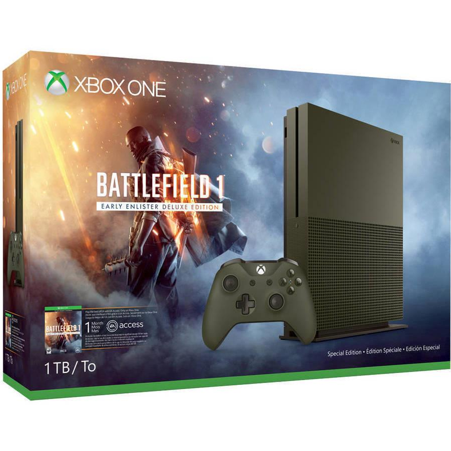 Auction - Xbox One S Battlefield 1 Edition Clipart (1000x1000), Png Download