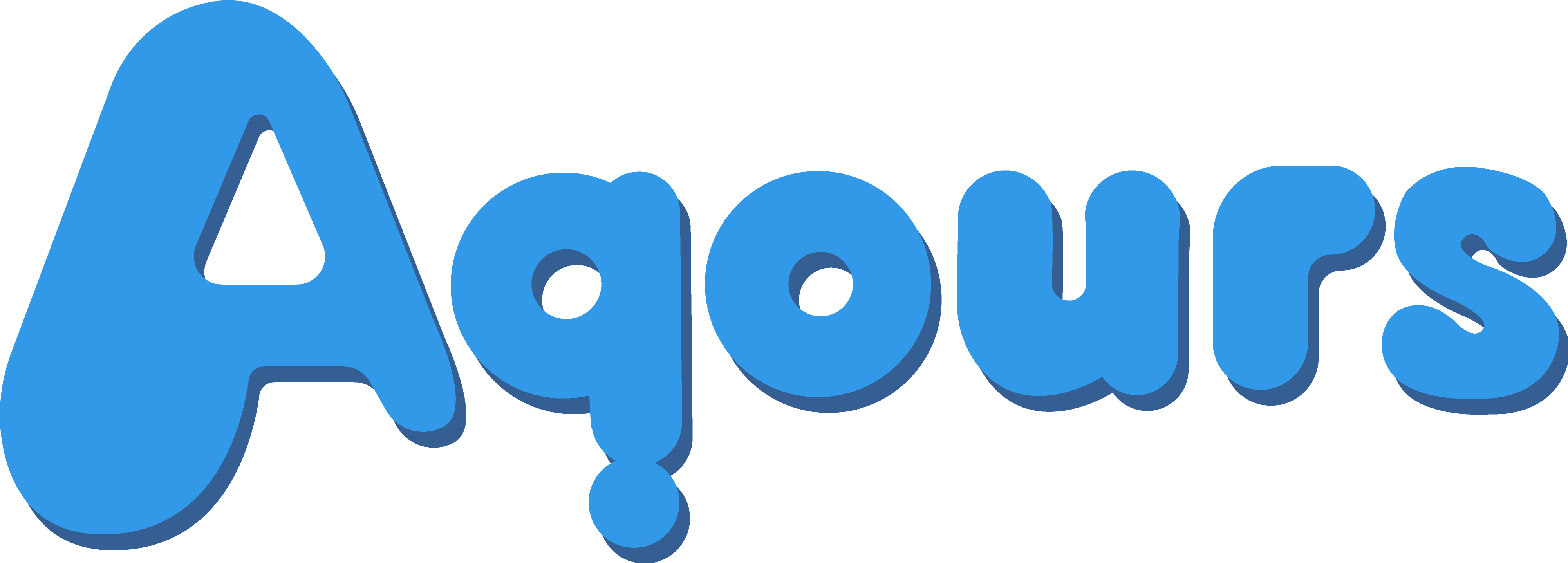 Logo Love Live Sunshine , Png Download - Love Live Aqours Logo Clipart (4004x1438), Png Download