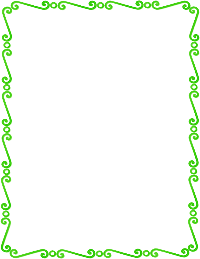 Lime Border Frame Png Pic - Poema Con Lenguaje Figurado Clipart (791x1024), Png Download