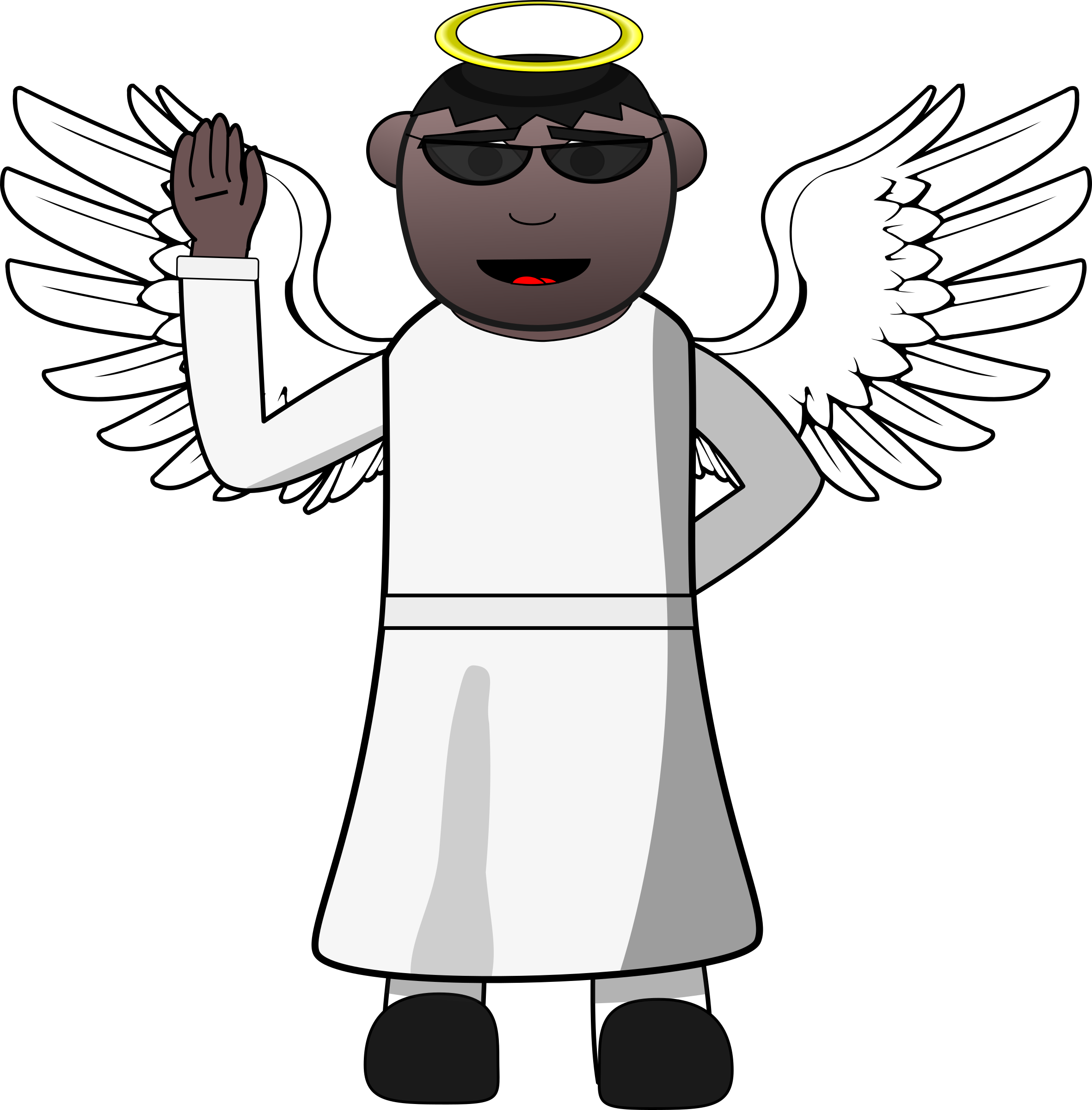 This Free Icons Png Design Of Angel Sunglasses Clipart (2362x2400), Png Download