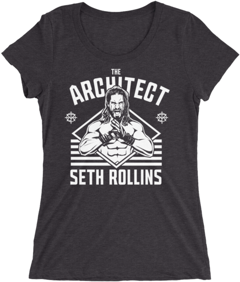 Seth Rollins "the Artchitect" Tri Blend Women's T Shirt - Peruvian Puff Pepper T Shirt Clipart (600x600), Png Download