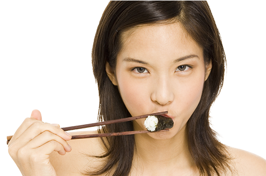 Sushi & Grill - Girl Clipart (960x350), Png Download